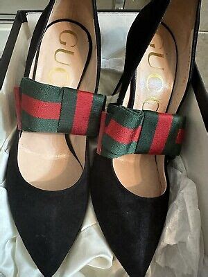 Zoccoli Gucci in Scamosciato Nero taglia 38 IT 